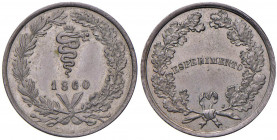 Studi per la monetazione del Regno (1860-1861) Milano - Esperimento 1860 - Luppino PP40; P.P 57 AG (g 4,77) RRR

 

qFDC