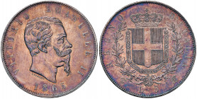 Vittorio Emanuele II (1861-1878) 5 Lire 1865 T - Nomisma 883 AG R Minimi colpetti al bordo 

 

qFDC/FDC