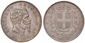Vittorio Emanuele II (1861-1878) 5 Lire 1870 R - Nomisma 887 AG R Minimi colpetti al bordo, delicata patina

 

qFDC/FDC