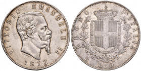 Vittorio Emanuele II (1861-1878) 5 Lire 1872 R - Nomisma 893 AG RR Graffi da pesante pulitura 

 

BB+
