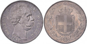 Umberto I (1878-1900) 5 Lire 1879 - Nomisma 993 AG

 

FDC