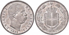 Umberto I (1878-1900) 2 Lire 1898 - Nomisma 1002 AG R

 

FDC