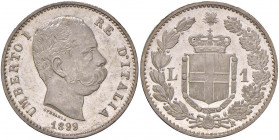 Umberto I (1878-1900) Lira 1899 - Nomisma 1009 AG Minimi segnetti da contatto ma fondi speculari

 

FDC