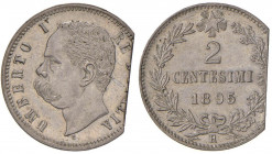Umberto I (1878-1900) 2 Centesimi 1895 Prova - Luppino Nconf47bis FeNi (g 2,56) Tranciatura marginale 

 

SPL