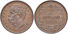 Umberto I (1878-1900) 2 Centesimi 1896 - Nomisma 1025 CU RR Conservazione eccezionale

 

FDC