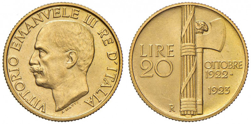 Vittorio Emanuele III (1900-1946) 20 Lire 1923 - Nomisma 1082 AU R Insignificant...