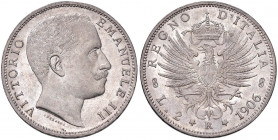 Vittorio Emanuele III (1900-1946) 2 Lire 1906 - Nomisma 1156 AG 

 

FDC
