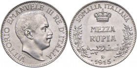 Vittorio Emanuele III (1900-1946) Somalia - Mezza rupia 1915 - Nomisma 1425 AG RR

 

FDC