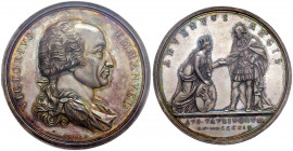 MEDAGLIE DEI SAVOIA Vittorio Emanuele I (1802-1821) Medaglia 1814 Ritorno del re - Opus: Lavy - Bramsen 1538 AG R Splendido esemplare in slab NGC MS64...