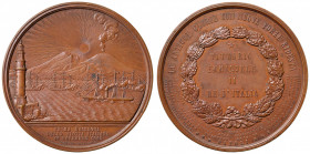 Vittorio Emanuele II (1861-1878) Medaglia 1863 Prima rassegna della flotta italiana - Opus: Winspeare - AE (g 84,31 - Ø 60 mm) RRR Nell’asta Artemide ...