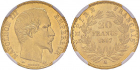 FRANCIA Napoleone III (1852-1870) 20 Franchi 1857 A - KM 781 AU In slab NGC MS 64 cod. 6141352-023

 

FDC