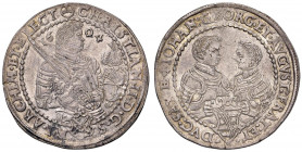 GERMANIA Sassonia - Christian II, Iohann Georg e August (1591-1611) Mezzo tallero 1604 - AG (g 14,54) Graffietti e minime screpolature ma bell’esempla...