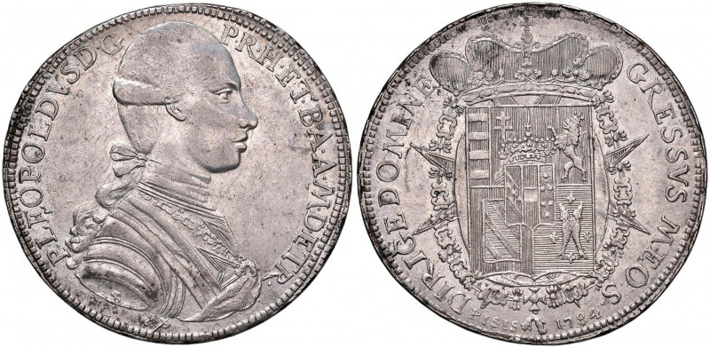 FIRENZE Pietro Leopoldo (1765-1790) Francescone 1784 - MIR 384/1 AG (g 27,19)
...