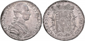 FIRENZE Pietro Leopoldo (1765-1790) Francescone 1784 - MIR 384/1 AG (g 27,19)

 

SPL