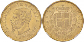 Vittorio Emanuele II (1861-1878) 20 Lire 1878 - Nomisma 868 AU In slab NGC MS 64 cod. 6141352-006

 

FDC