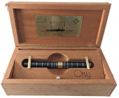 OMAS Penna stilografica - Modello Guglielmo Marconi 100 Anni di Radio 1895-1995. Edizione limitata. N. 82 - Pennino F in oro 18 kt. Penna venduta in s...