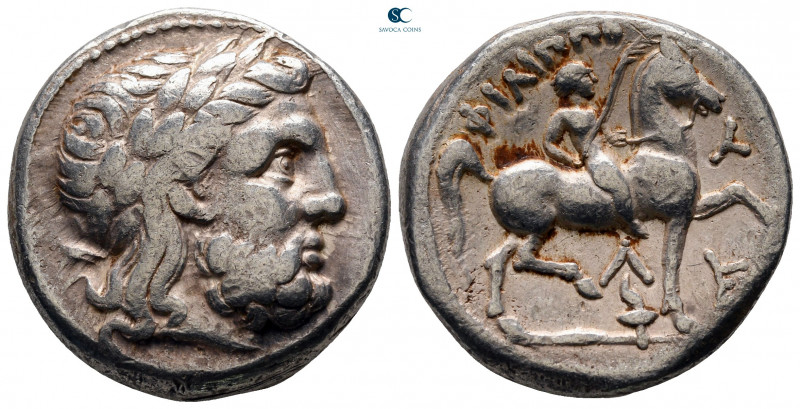 Eastern Europe. Imitation of Philip II of Macedon 300-200 BC. 
Tetradrachm AR
...