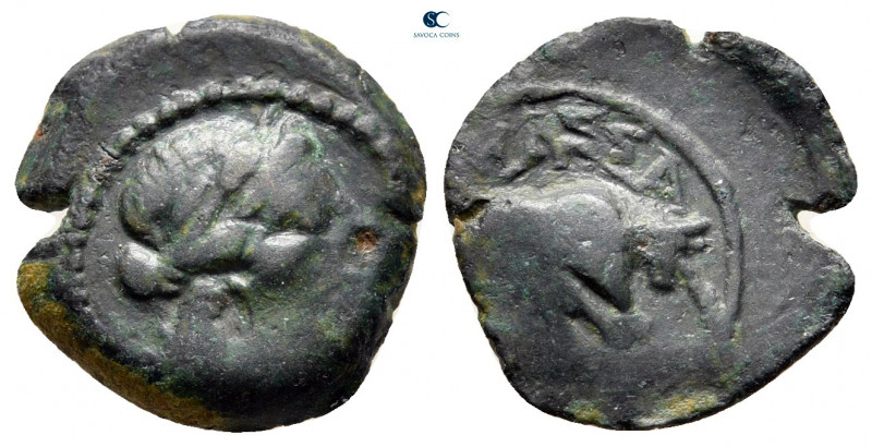 Gaul. Massalia circa 121-48 BC. 
Bronze Æ

15 mm, 1,93 g



very fine
