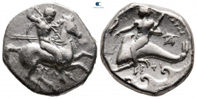 Calabria. Tarentum circa 332-302 BC. Nomos AR