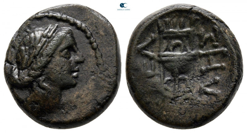 Macedon. Pella circa 187-168 BC. 
Bronze Æ

14 mm, 3,30 g



very fine