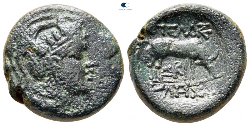 Macedon. Pella circa 187-31 BC. 
Bronze Æ

20 mm, 7,18 g



nearly very f...