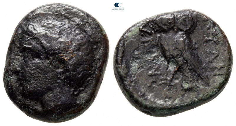 Macedon. Pydna circa 365-364 BC. 
Bronze Æ

17 mm, 6,97 g



nearly very ...