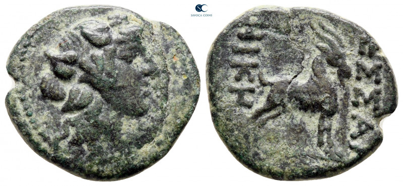 Macedon. Thessalonica circa 187-31 BC. 
Bronze Æ

18 mm, 4,74 g



nearly...