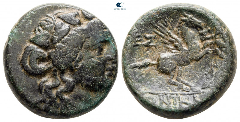 Macedon. Thessalonica circa 187-31 BC. 
Bronze Æ

18 mm, 9,35 g



very f...