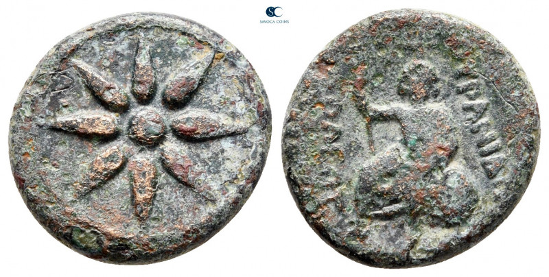 Macedon. Uranopolis circa 300-290 BC. 
Bronze Æ

17 mm, 3,14 g



very fi...