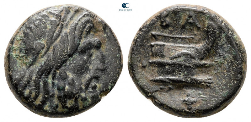 Kings of Macedon. Uncertain mint. Philip V 221-179 BC. 
Bronze Æ

13 mm, 2,89...