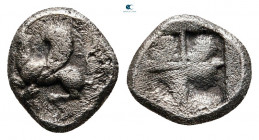 Thrace. Abdera circa 520-500 BC. Obol AR