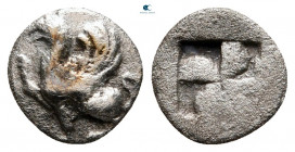 Thrace. Abdera circa 475-450 BC. Obol AR