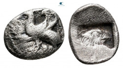 Thrace. Abdera circa 470-450 BC. Obol AR