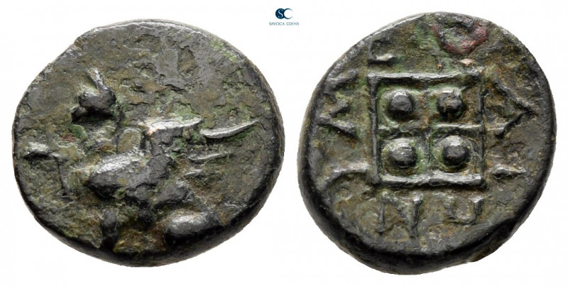 Thrace. Abdera circa 425-311 BC. 
Bronze Æ

10 mm, 1,24 g



nearly very ...