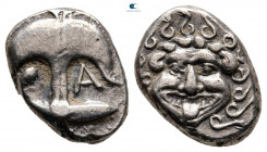 Thrace. Apollonia Pontica circa 480-450 BC. Drachm AR