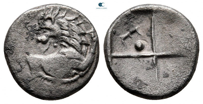 The Thracian Chersonese. Chersonesos circa 386-338 BC. 
Hemidrachm AR

13 mm,...