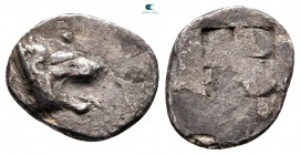 Thraco Macedonian Region. Uncertain mint circa 500-450 BC. Diobol AR
