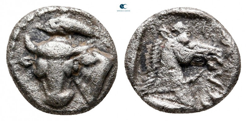 Thessaly. Larissa circa 462-460 BC. 
Obol AR

9 mm, 0,87 g



very fine