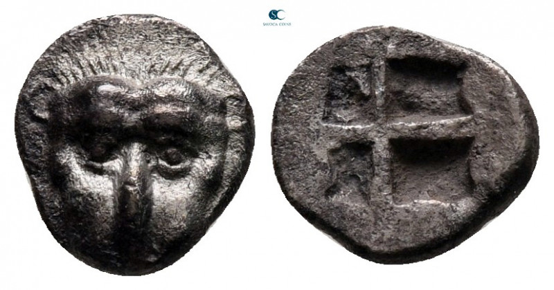 Cimmerian Bosporos. Pantikapaion circa 480-470 BC. 
Obol AR

8 mm, 0,56 g

...