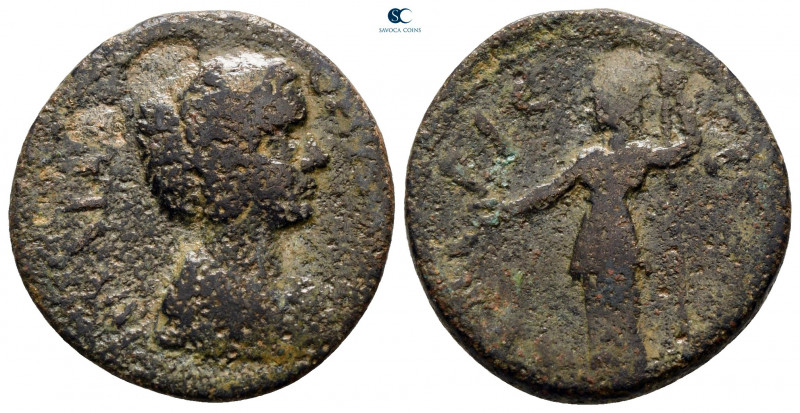 Arkadia. Phialia. Julia Domna. Augusta AD 193-217. 
Bronze Æ

20 mm, 5,38 g
...