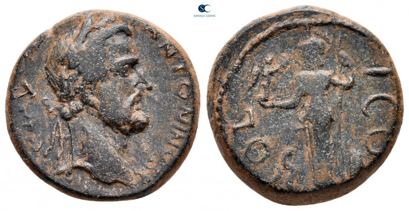 Lykaonia. Iconium. Antoninus Pius AD 138-161. 
Bronze Æ

19 mm, 6,03 g


...