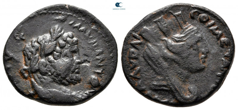 Mesopotamia. Carrhae. Caracalla AD 198-217. 
Bronze Æ

21 mm, 4,64 g



v...