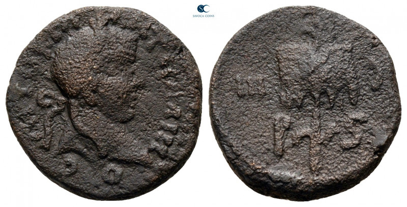 Mesopotamia. Rhesaena. Caracalla AD 198-217. 
Bronze Æ

14 mm, 3,92 g



...