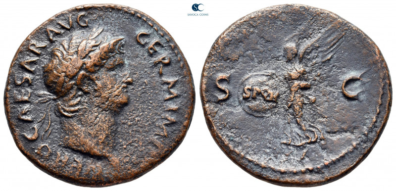 Nero AD 54-68. Rome
As Æ

28 mm, 9,82 g



very fine