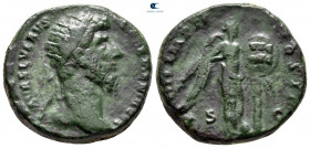 Lucius Verus AD 161-169. Rome. Dupondius Æ