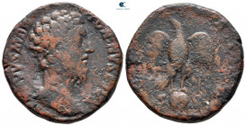 Divus Marcus Aurelius AD 180. Rome. Sestertius Æ