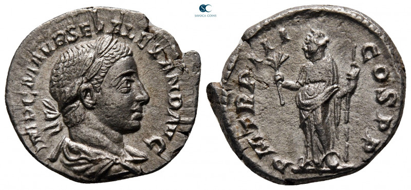 Severus Alexander AD 222-235. Rome
Denarius AR

18 mm, 2,94 g



very fin...