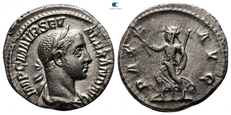 Severus Alexander AD 222-235. Rome
Denarius AR

18 mm, 3,02 g



very fin...