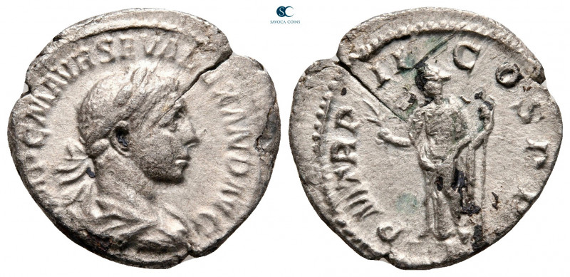 Severus Alexander AD 222-235. Rome
Denarius AR

19 mm, 1,93 g



very fin...