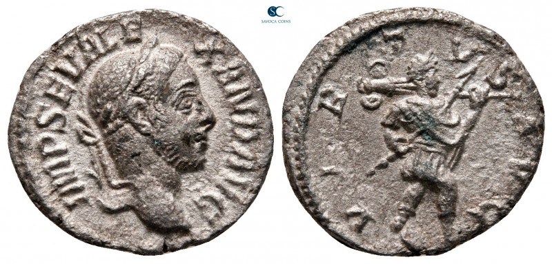 Severus Alexander AD 222-235. Rome
Denarius AR

18 mm, 2,55 g



nearly v...